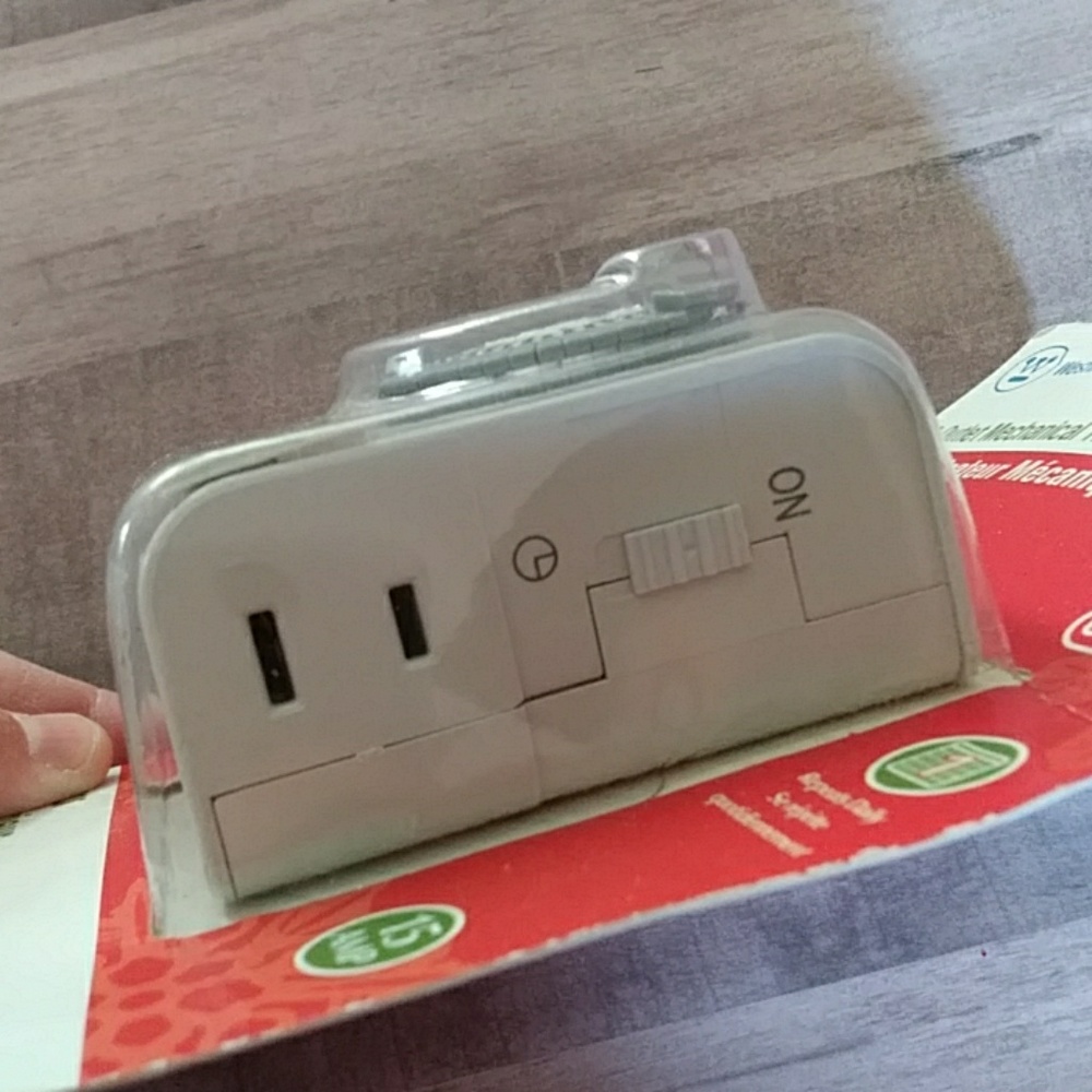 🆕 Wall timer NEW Westinghouse 2 outlet Mechanical Timer - Picture 7 of 8